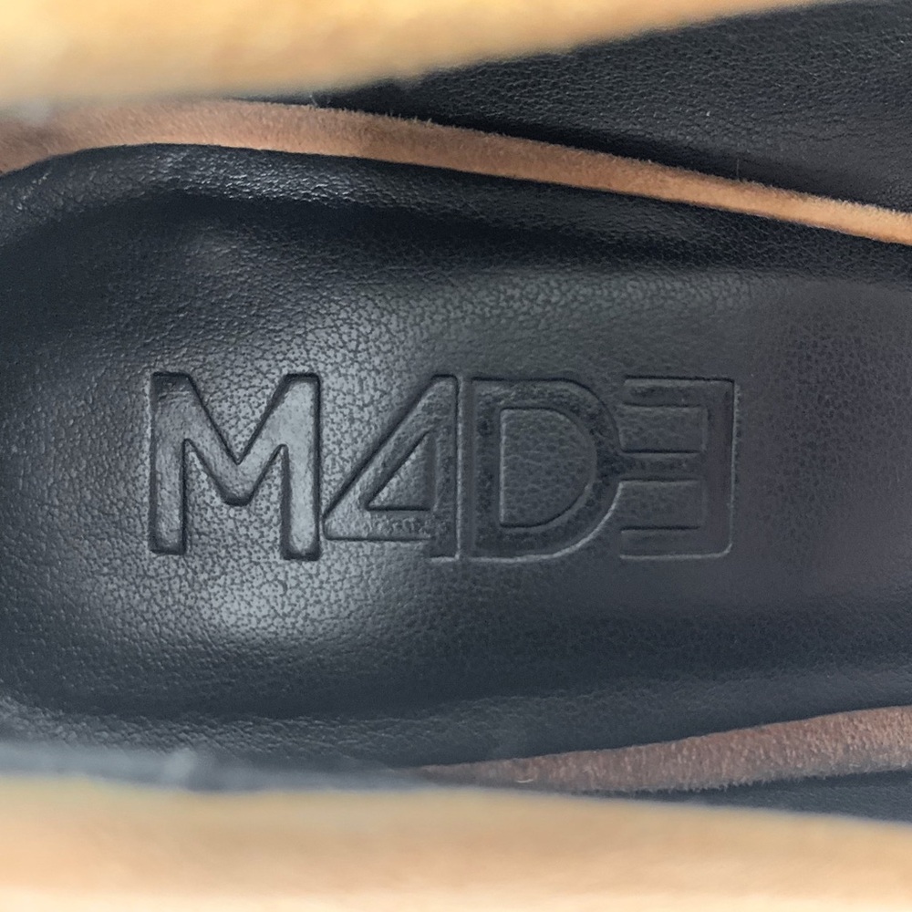Anthropologie M4DE Suede Block Heel Pumps - Picture 3 of 10